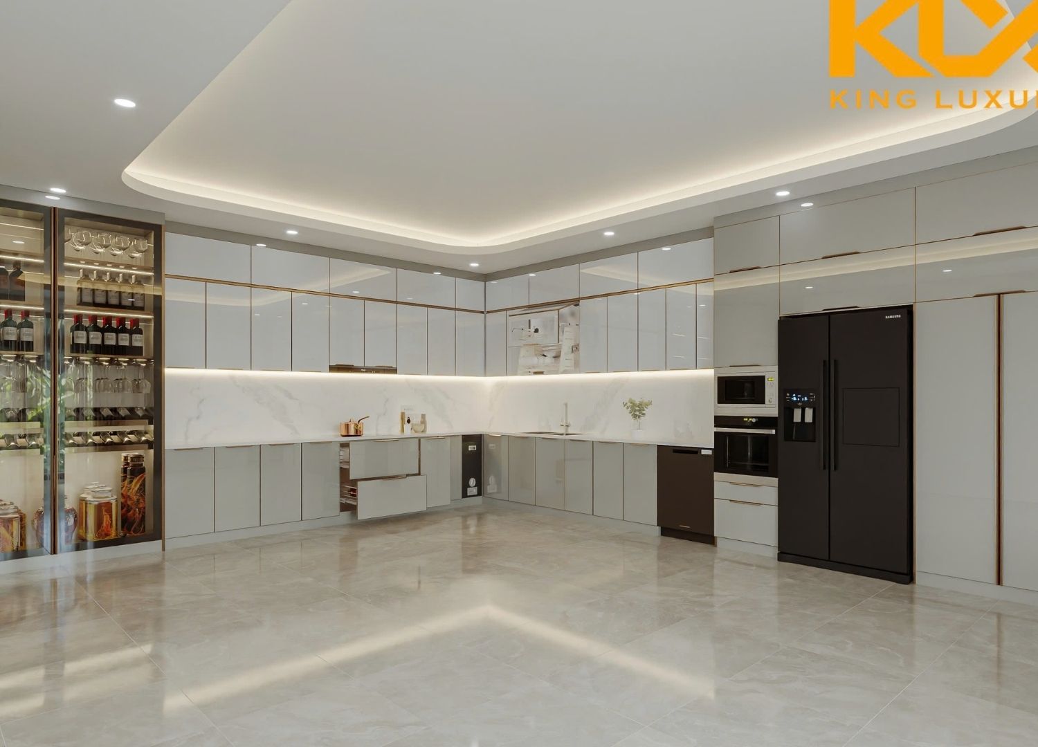 Thiết Kế Tủ Bếp 3D - A3