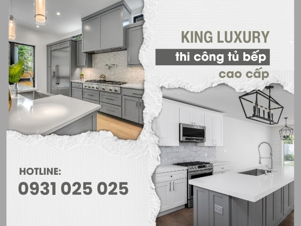 Đơn vị thi công tủ bếp trọn gói tại HCM