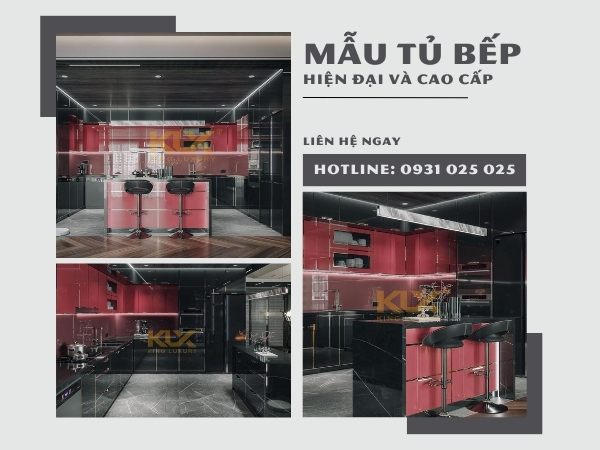 Đơn vị thiết kế tủ bếp HCM uy tín
