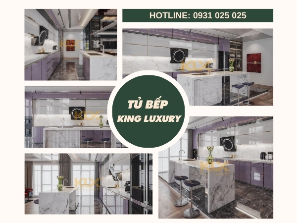 Chuyên thi công tủ bếp chữ L tại HCM